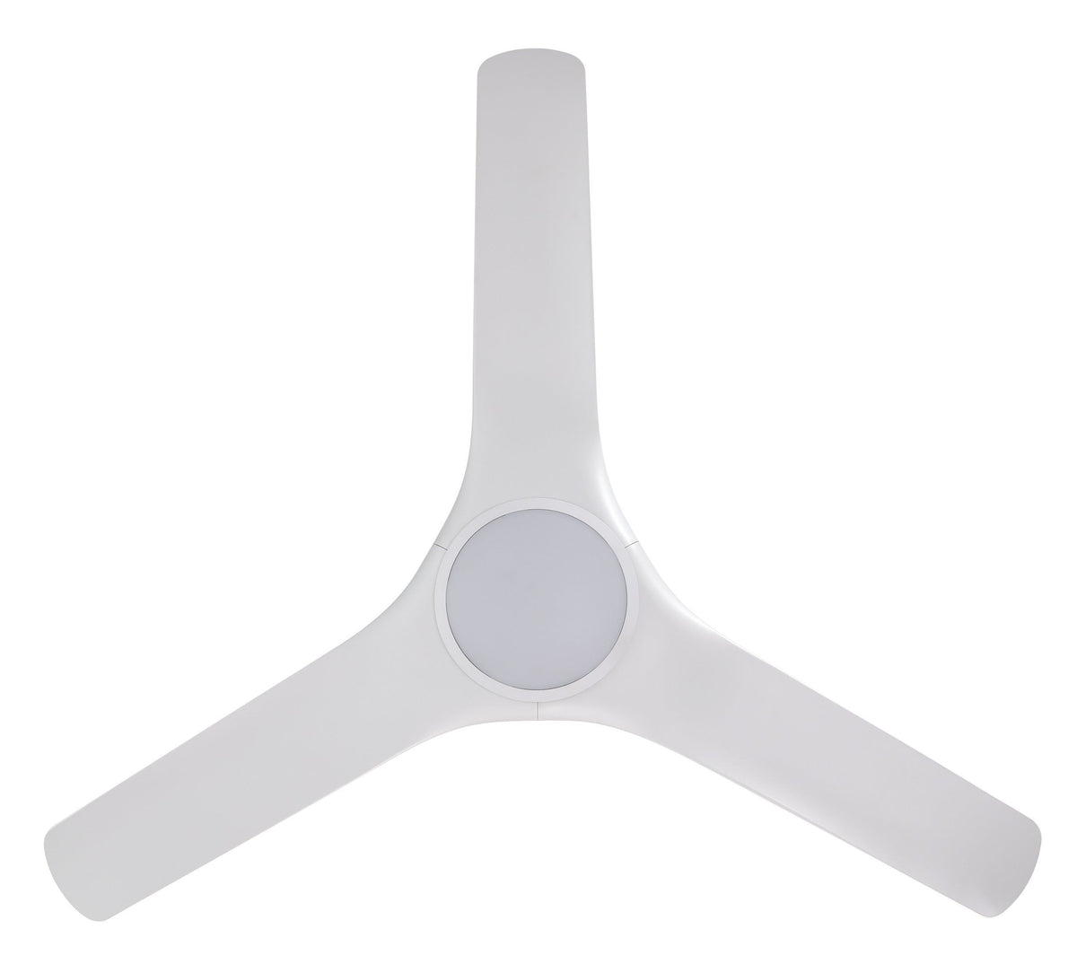Tahiti 52"/1320mm 3 Blade White with LED Light DC Motor ABS Ceiling Fan