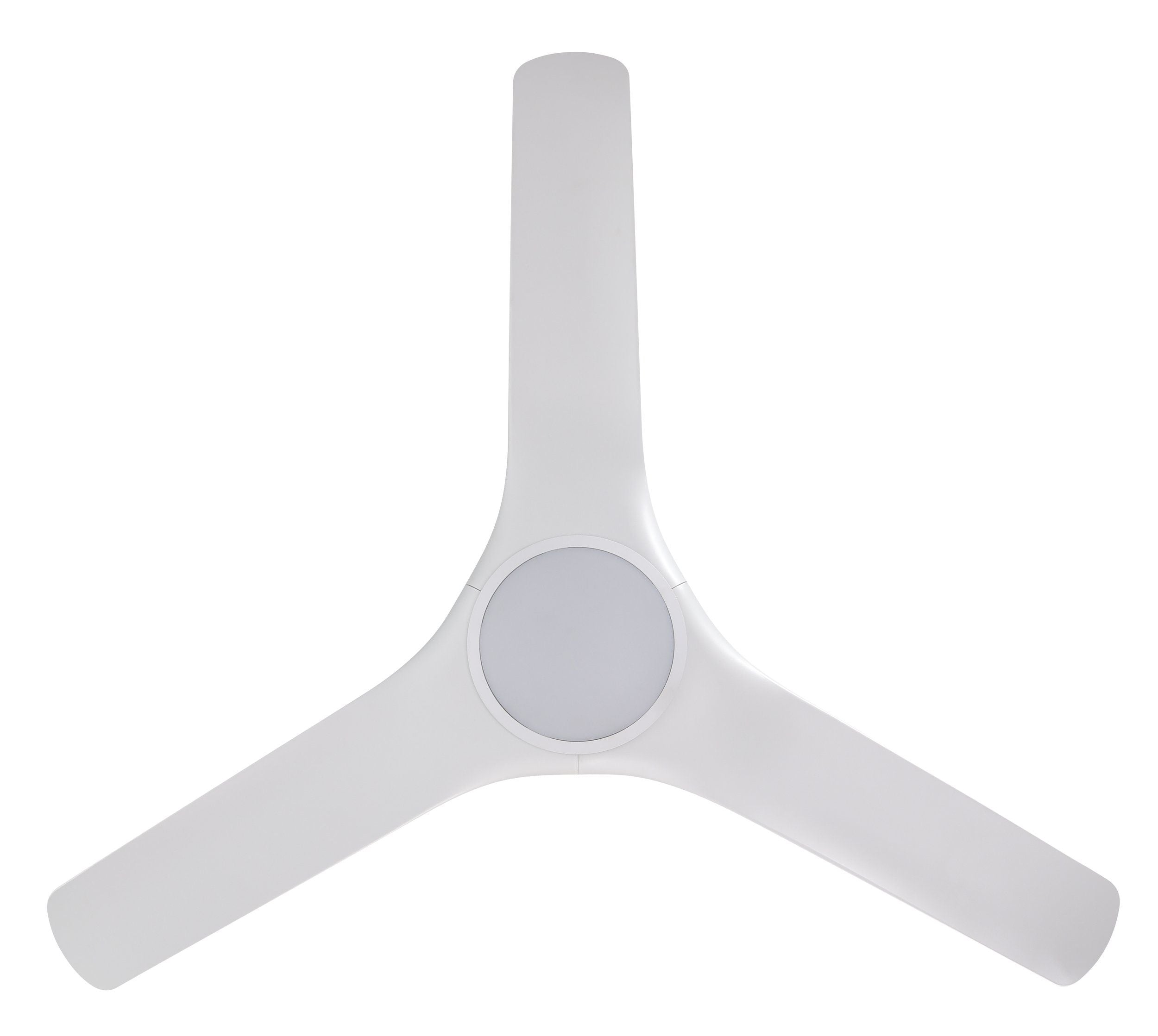 Tahiti 52"/1320mm 3 Blade White with LED Light DC Motor ABS Ceiling Fan