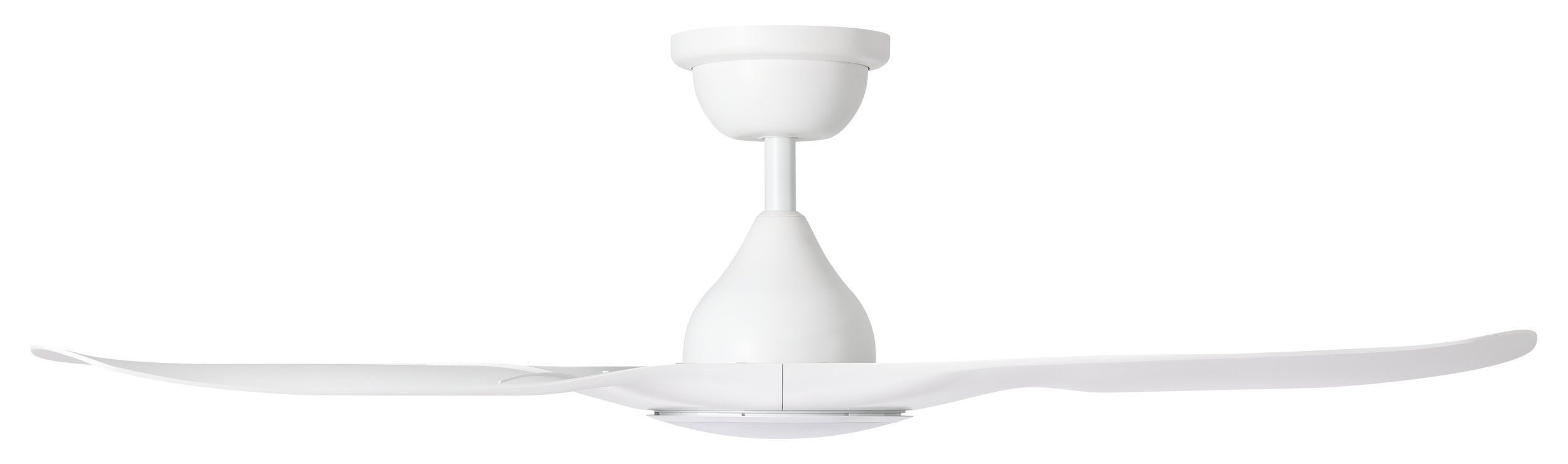 Tahiti 52"/1320mm 3 Blade White with LED Light DC Motor ABS Ceiling Fan