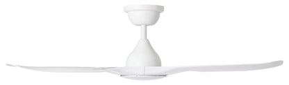 Tahiti 52"/1320mm 3 Blade White with LED Light DC Motor ABS Ceiling Fan