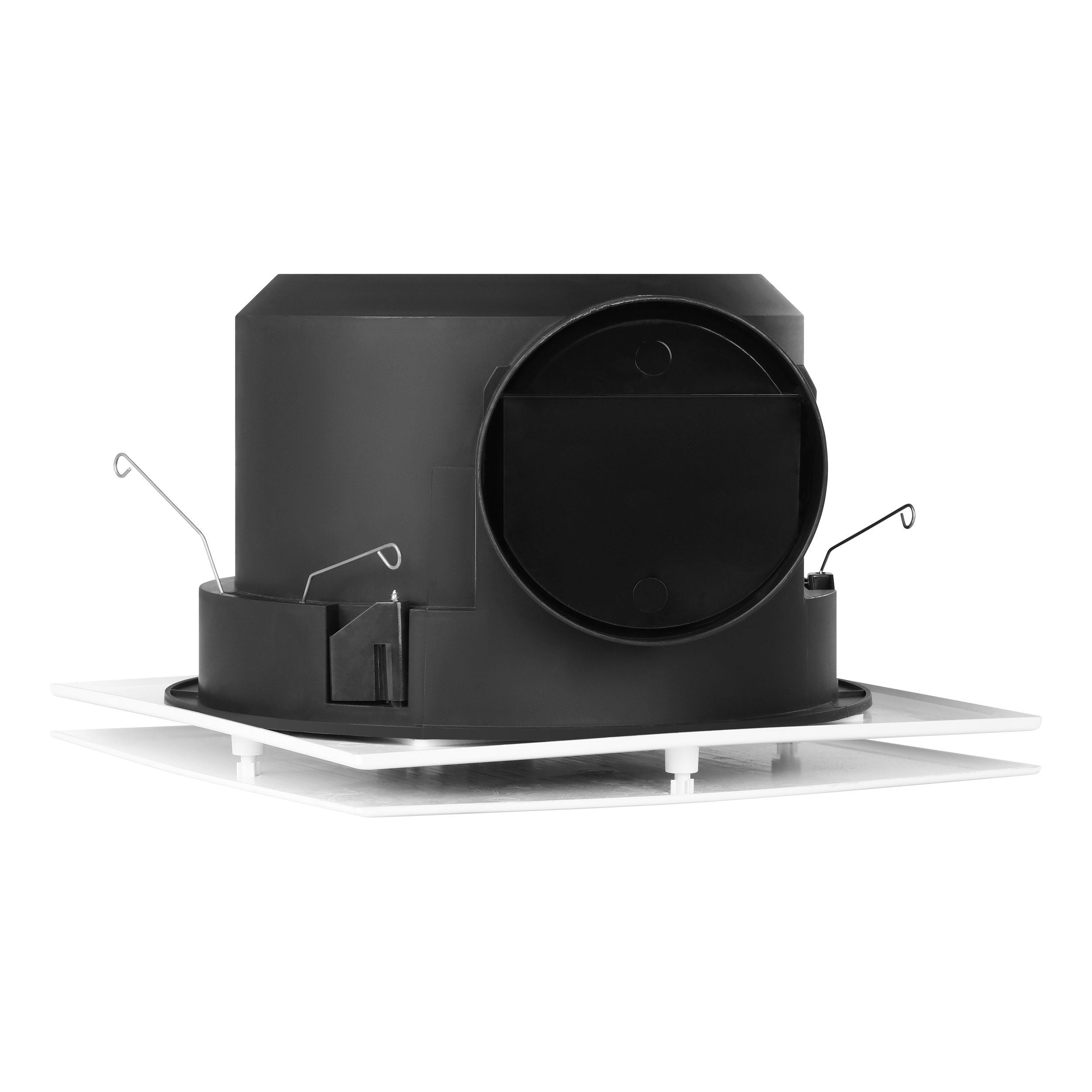 Samba White Square Bathroom Exhaust Fan