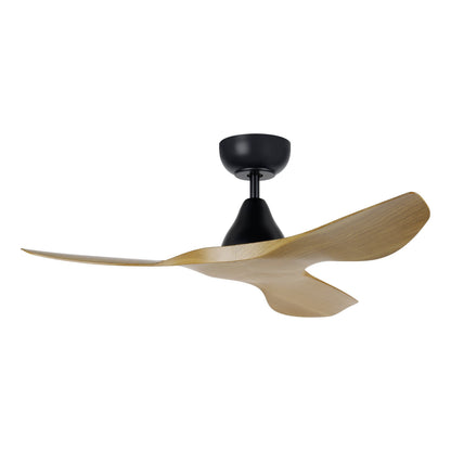Surf 40"/1020mm 3 Blade Teak and Black DC Motor ABS Ceiling Fan