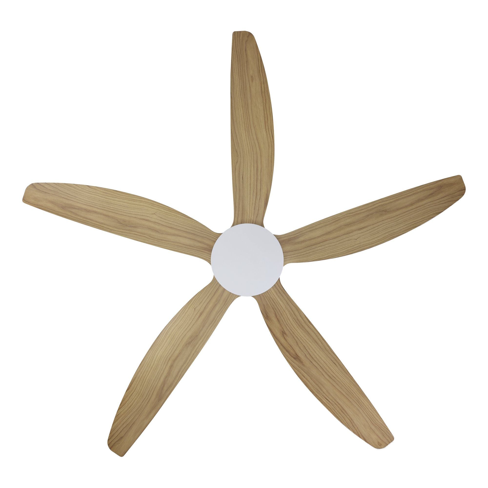 Miami 60"/1520mm 5 Blade White and Blackbutt DC Motor ABS Ceiling Fan