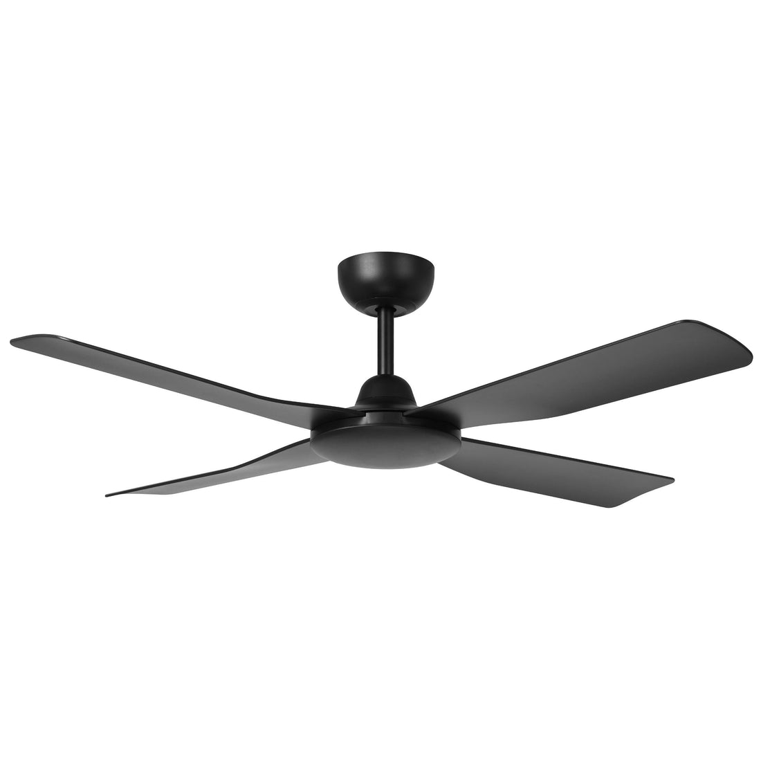 Aloha 52&quot;/1300mm 4 Blade Black Smart Control DC Motor ABS Ceiling Fan