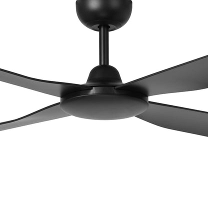 Aloha 52&quot;/1300mm 4 Blade Black Smart Control DC Motor ABS Ceiling Fan