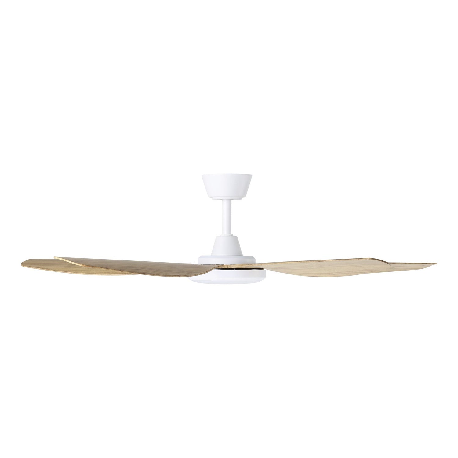Miami 52"/1320mm 5 Blade White and Blackbutt with LED DC Motor ABS Ceiling Fan