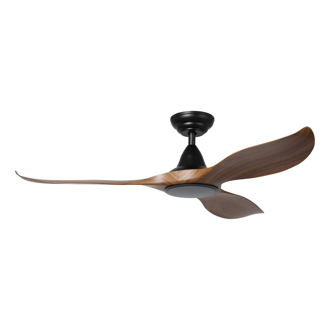 Noosa 52&quot;/132cm New Teak and Black DC Motor Ceiling Fan