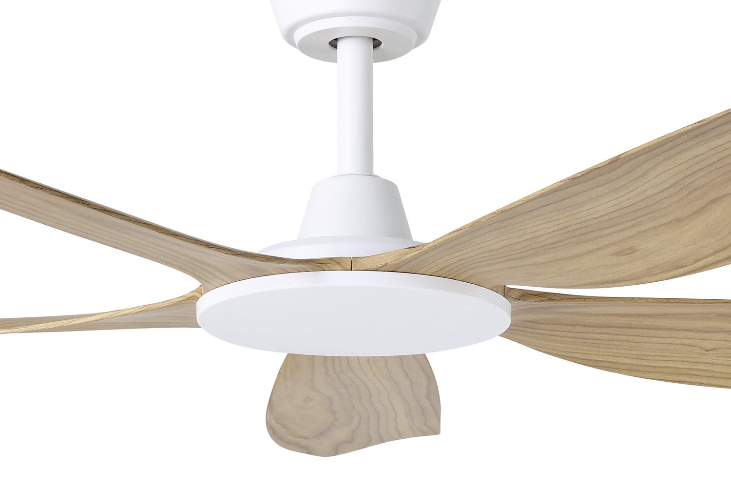 Miami 48"/1220mm 5 Blade White with Blackbutt DC Motor ABS Ceiling Fan