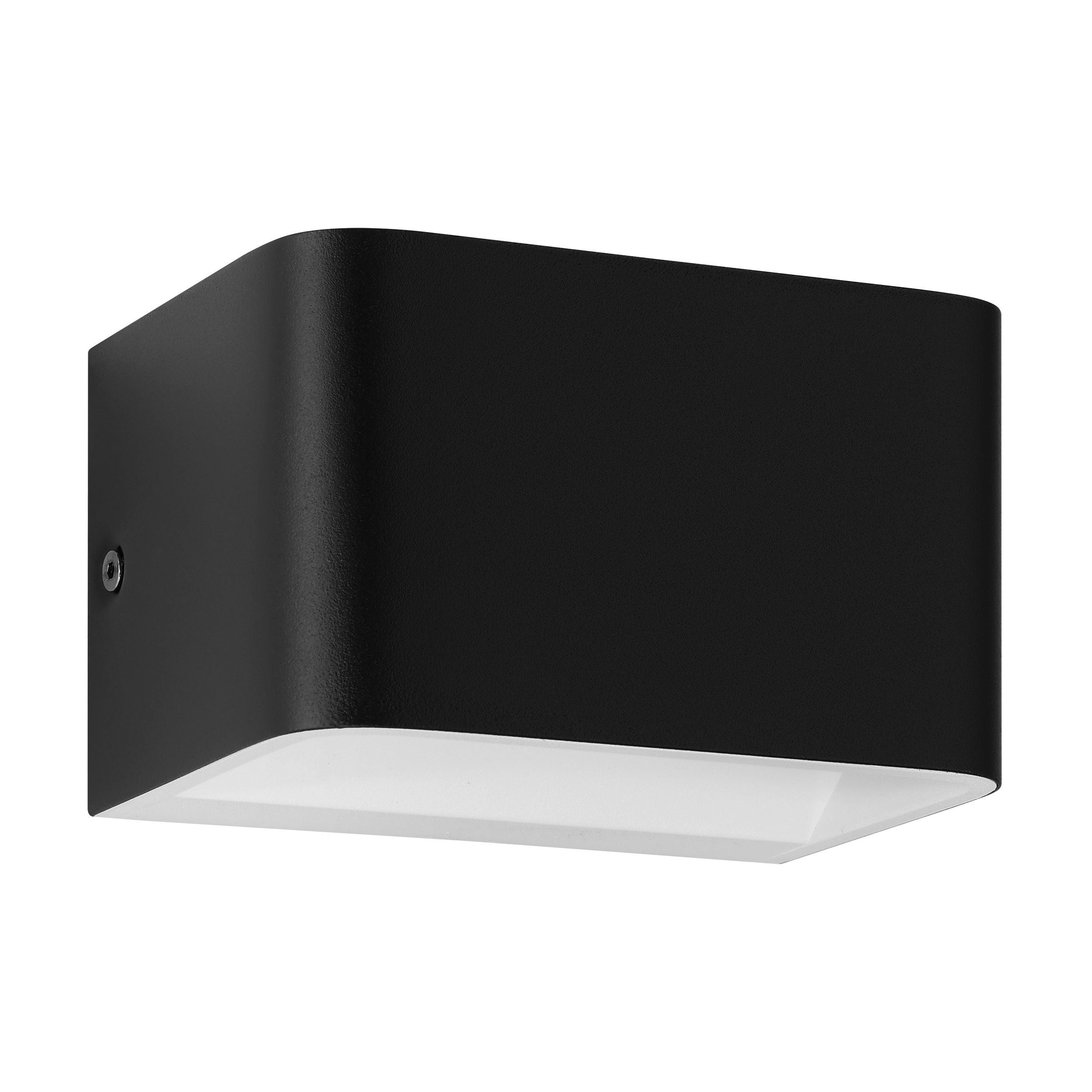 Sania Small Black LED Tri-Colour Modern Indoor Wall Light