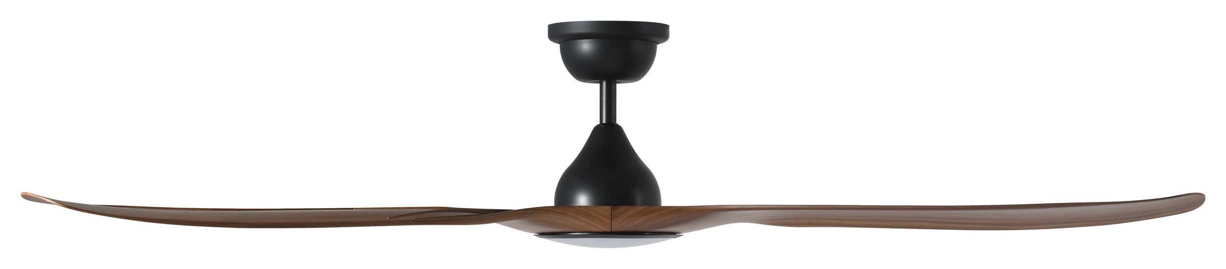 Tahiti 72"/1830mm 3 Blade Black and Teak with LED Light DC Motor ABS Ceiling Fan