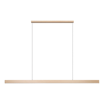 Climene 3 240cm Oak Linear Tri-Colour LED Strip Pendant