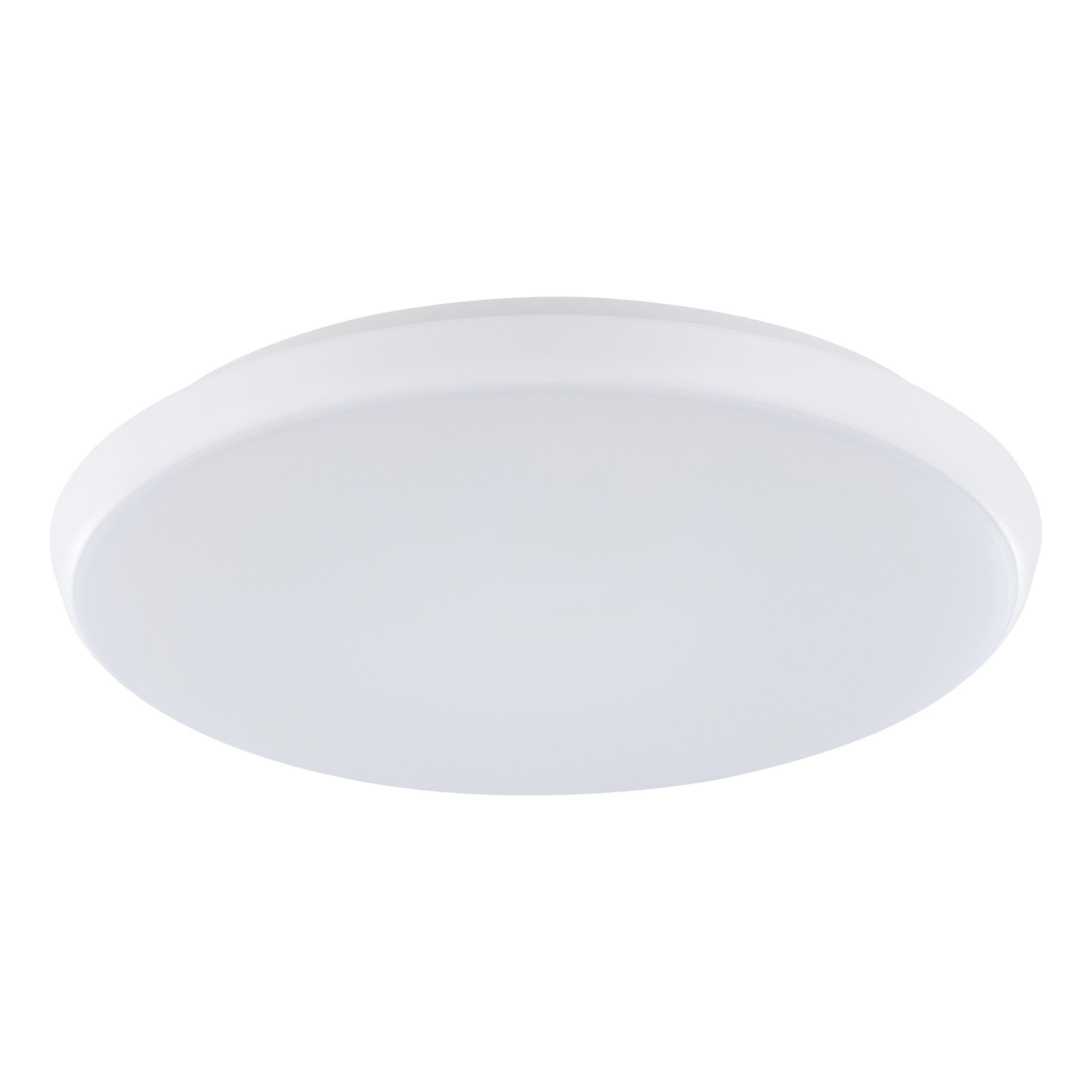 Ollie 2 18/25w White 300mm Tri-Colour LED Oyster