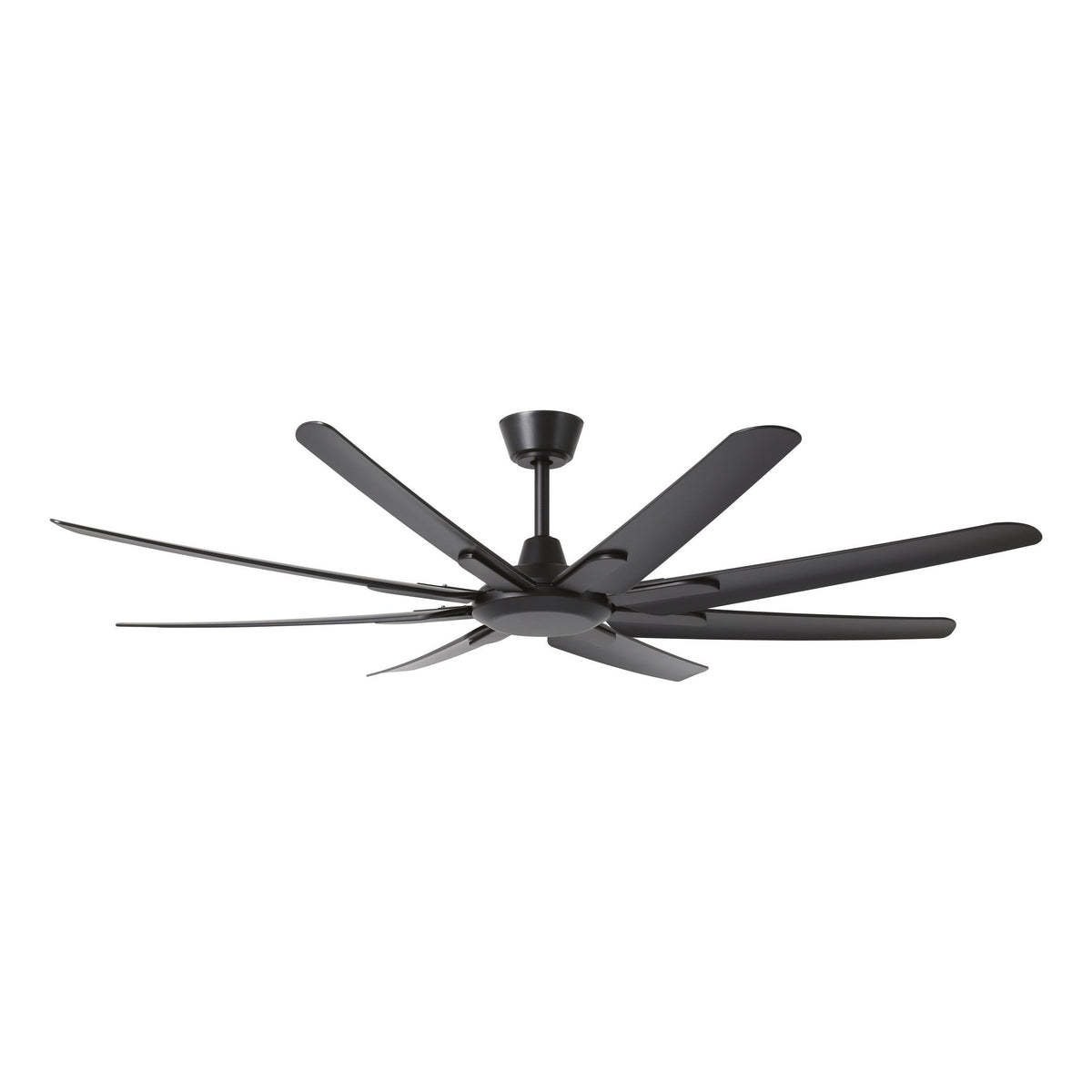 Santorini 66"/1670mm 8 Blade Black DC Motor ABS Ceiling Fan