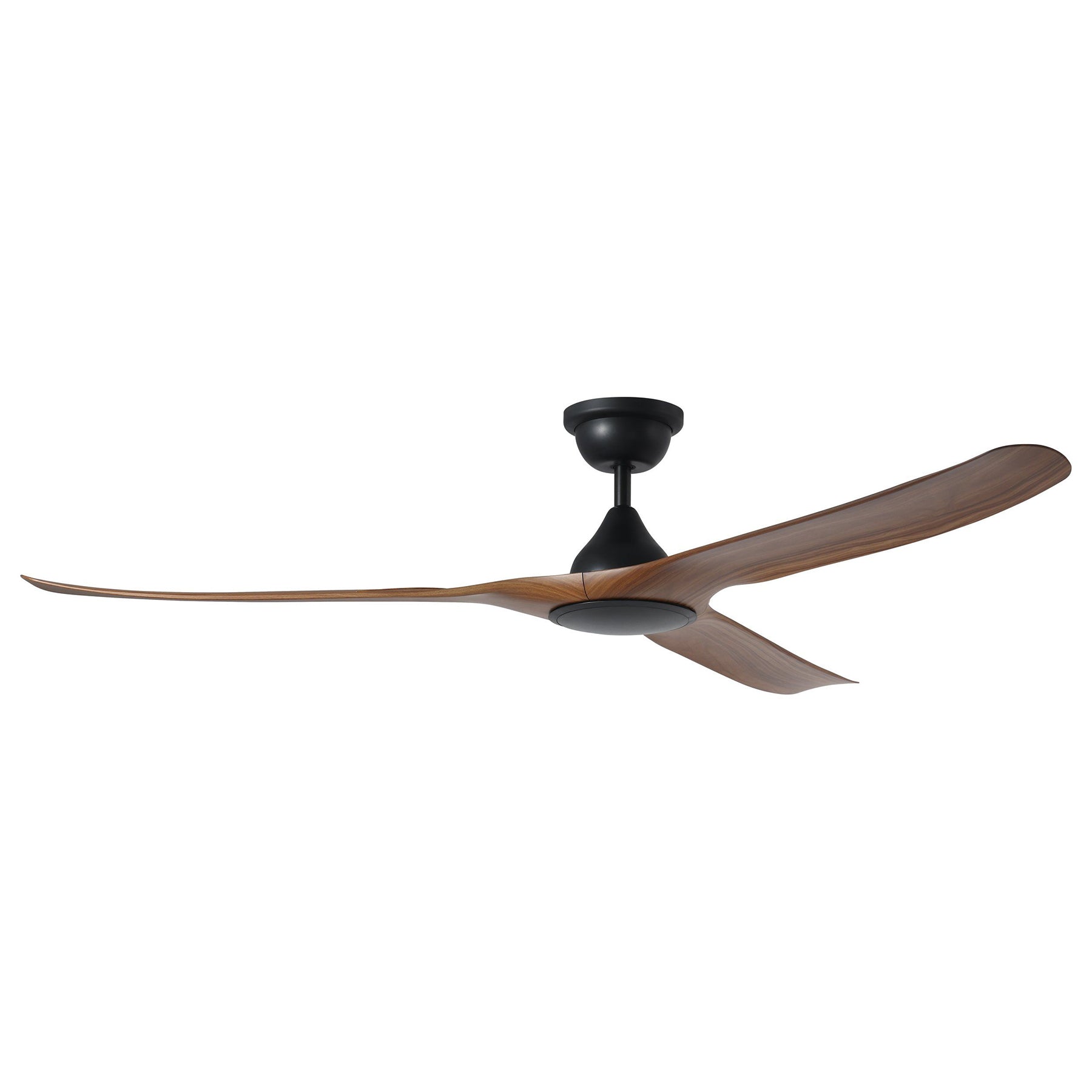 Tahiti 72"/1830mm 3 Blade Black and Teak DC Motor ABS Ceiling Fan