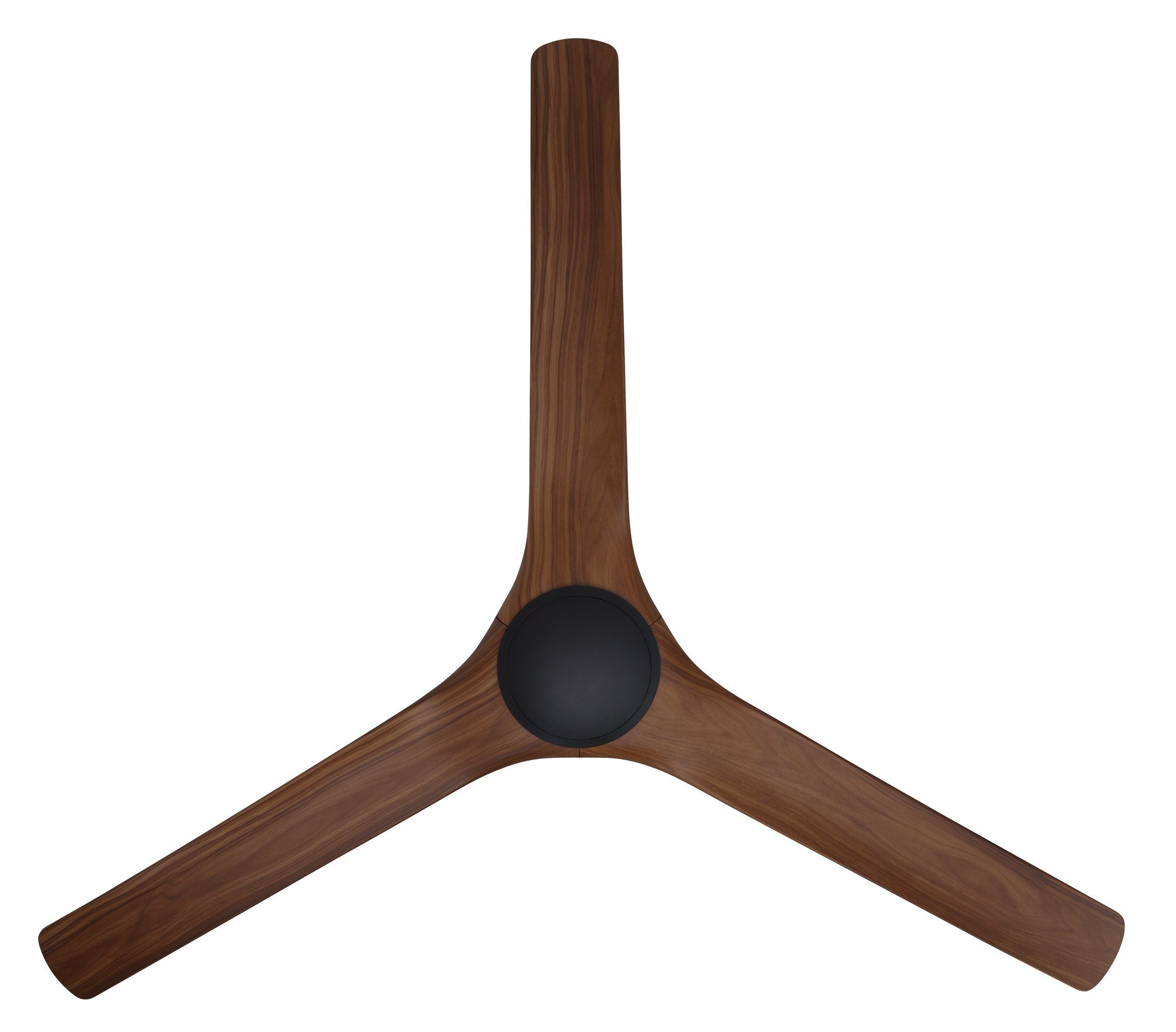 Tahiti 72"/1830mm 3 Blade Black and Teak DC Motor ABS Ceiling Fan