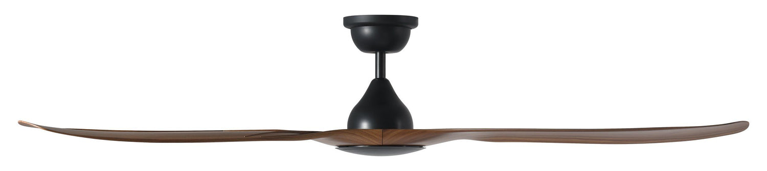 Tahiti 72"/1830mm 3 Blade Black and Teak DC Motor ABS Ceiling Fan
