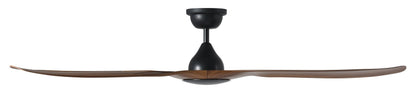 Tahiti 72"/1830mm 3 Blade Black and Teak DC Motor ABS Ceiling Fan