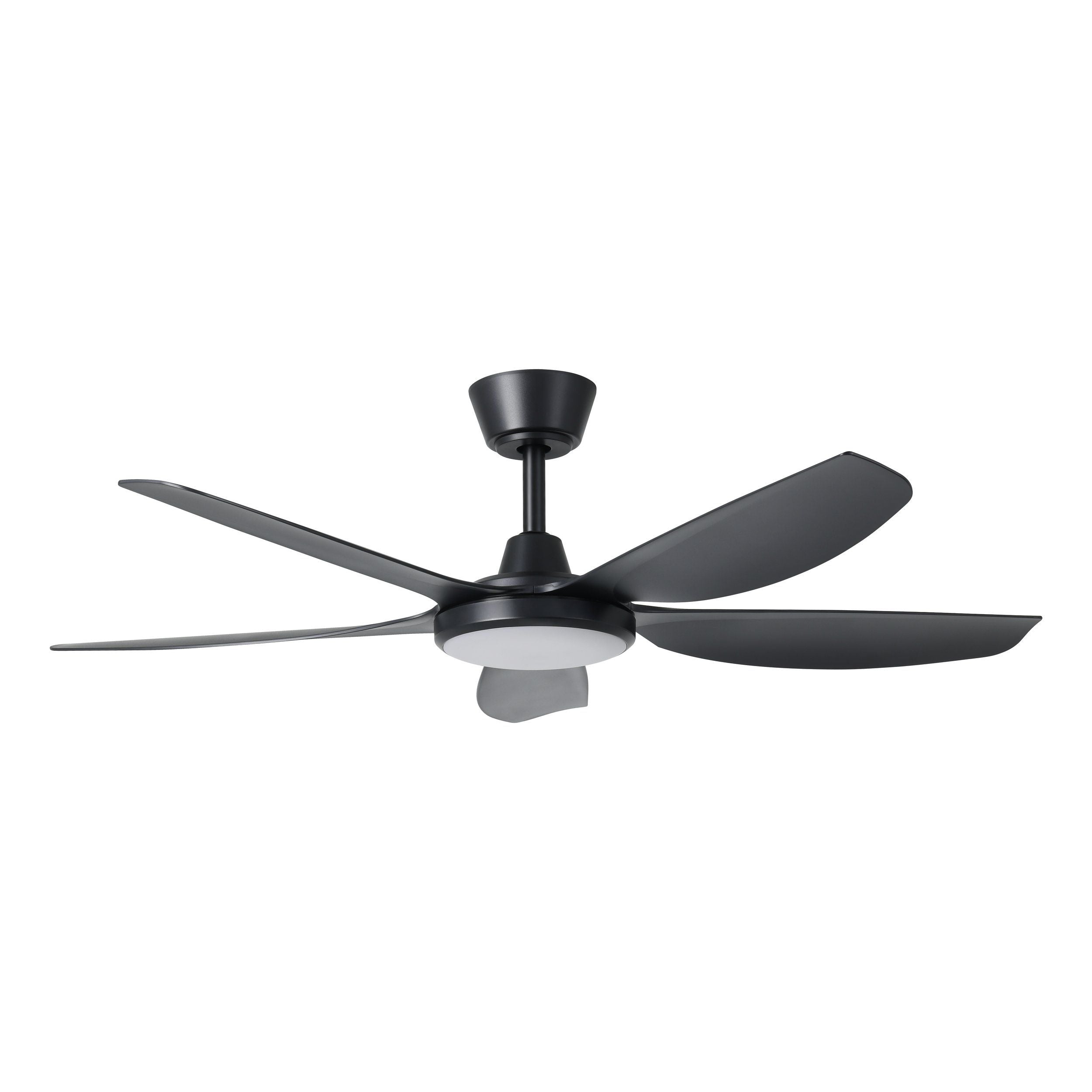 Miami 48"/1220mm 5 Blade Black with LED DC Motor ABS Ceiling Fan