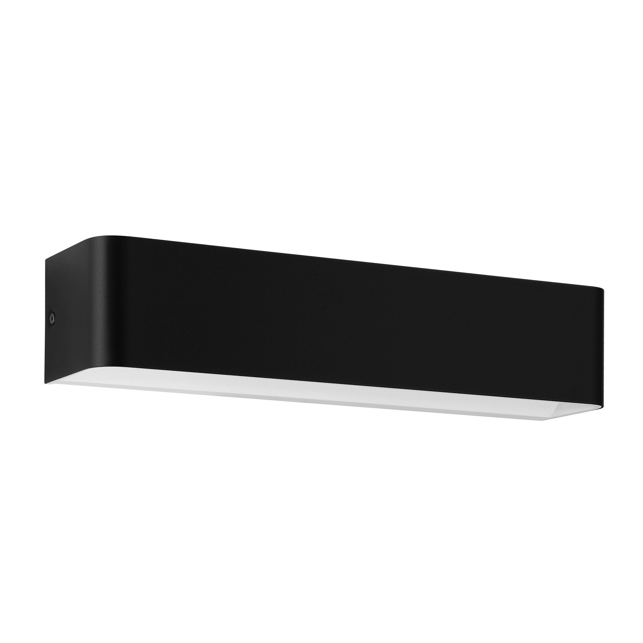 Sania Large Black LED Tri-Colour Modern Indoor Wall Light