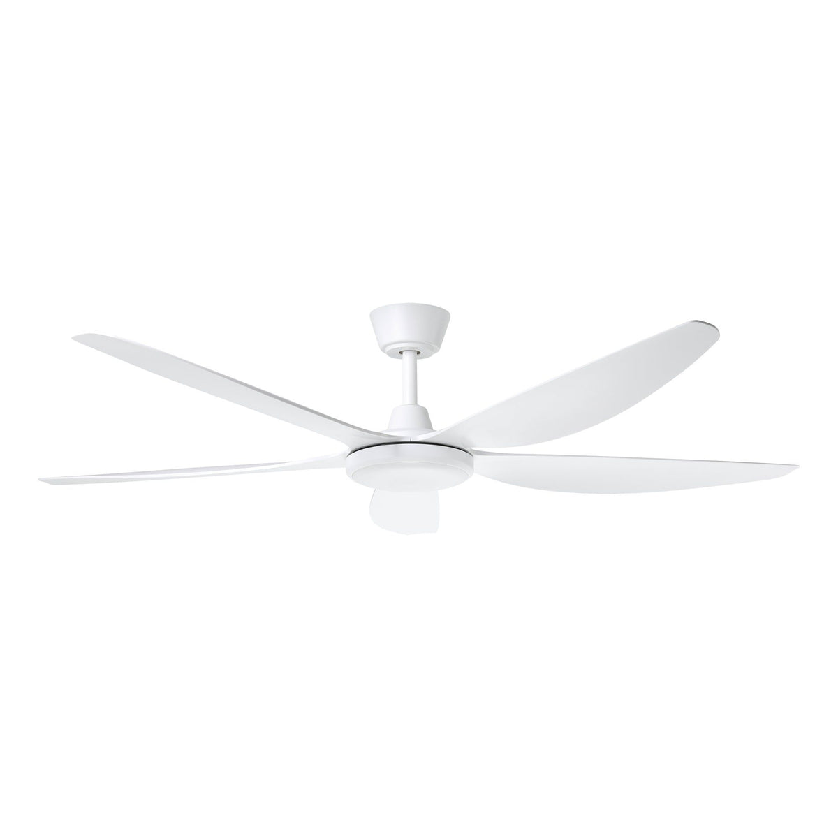 Miami 60"/1520mm 5 Blade White with LED DC Motor ABS Ceiling Fan