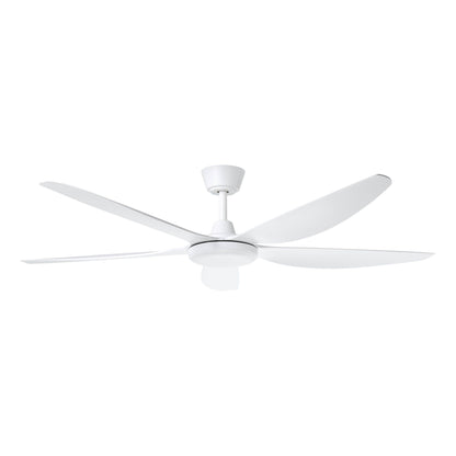 Miami 60"/1520mm 5 Blade White with LED DC Motor ABS Ceiling Fan