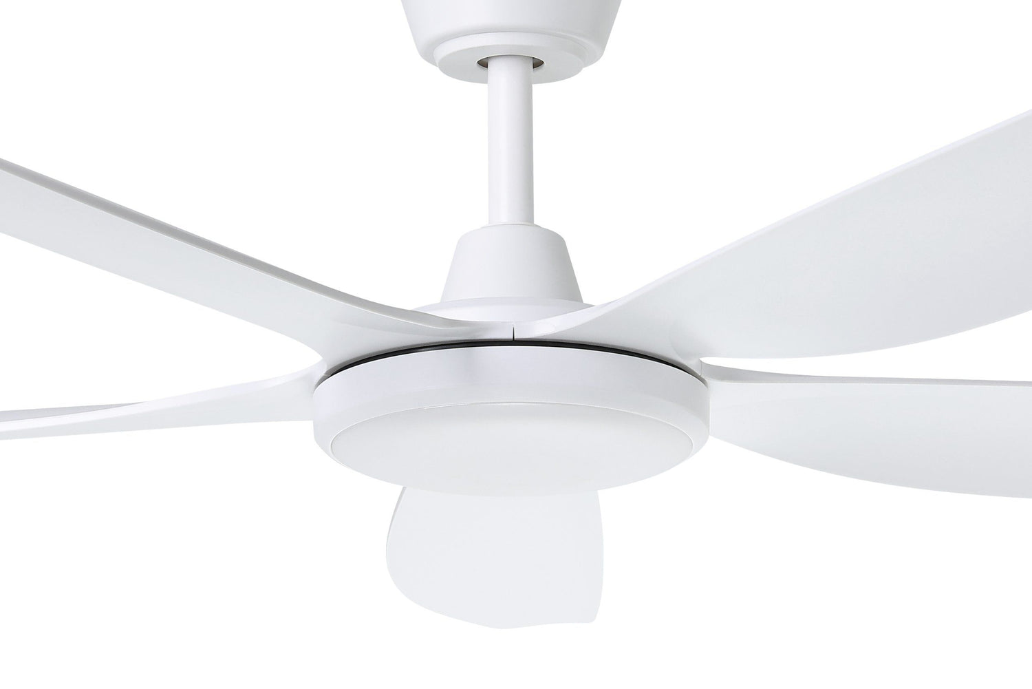 Miami 60"/1520mm 5 Blade White with LED DC Motor ABS Ceiling Fan