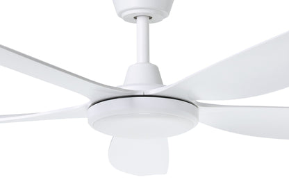 Miami 60"/1520mm 5 Blade White with LED DC Motor ABS Ceiling Fan
