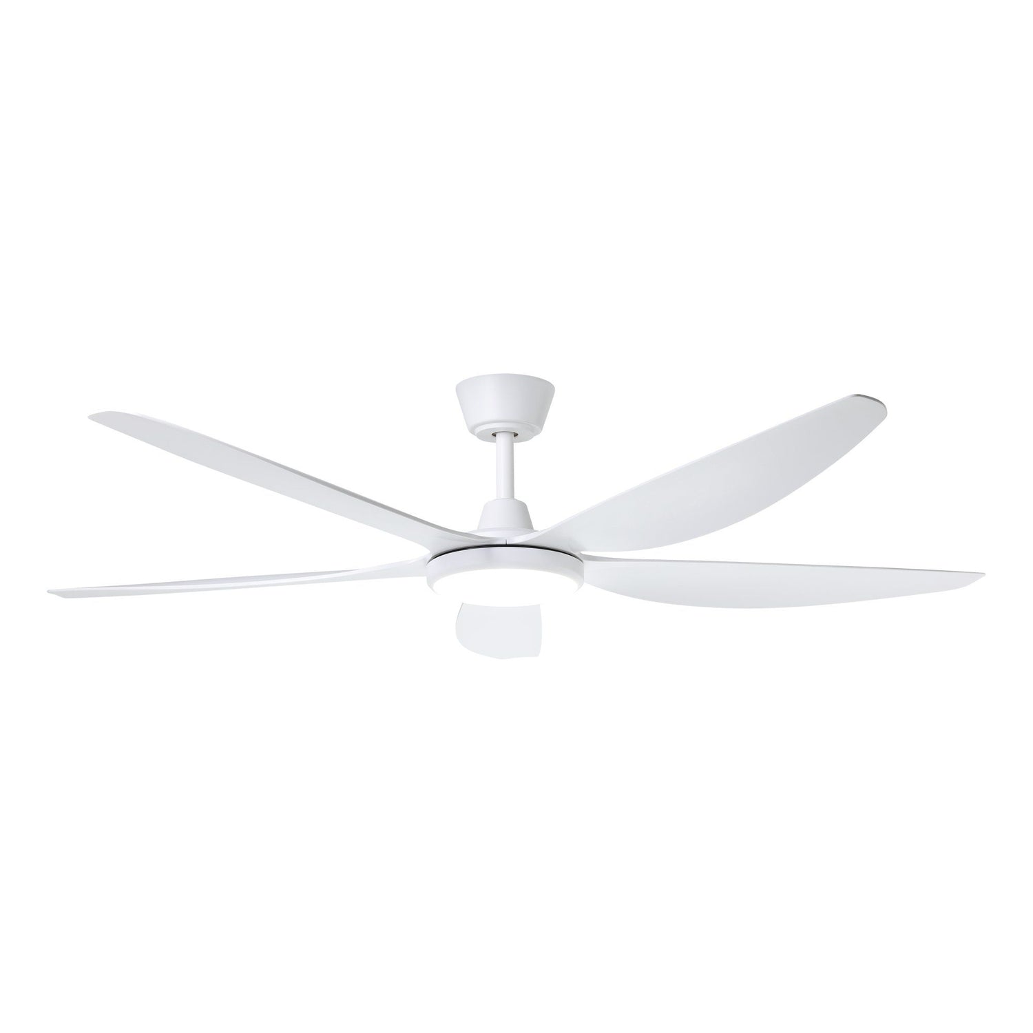 Miami 60"/1520mm 5 Blade White with LED DC Motor ABS Ceiling Fan