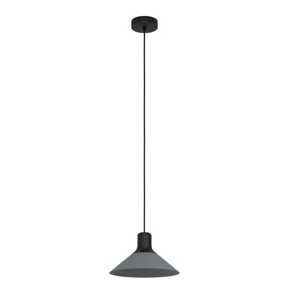 Abreosa Black and Grey Modern Single Pendant