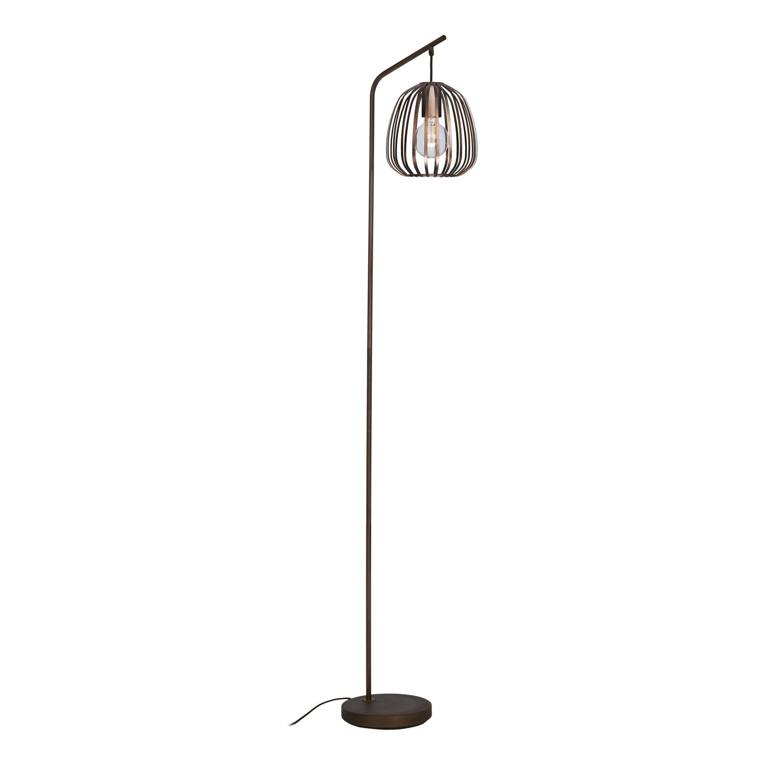 Espinal Bronze Metal Modern Floor Lamp