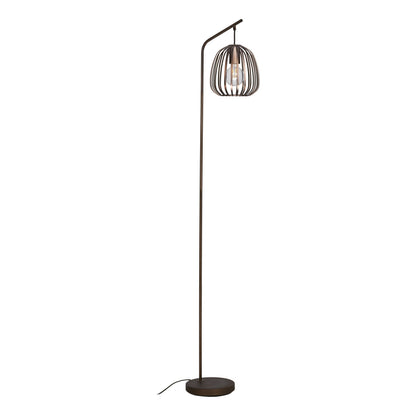 Espinal Bronze Metal Modern Floor Lamp