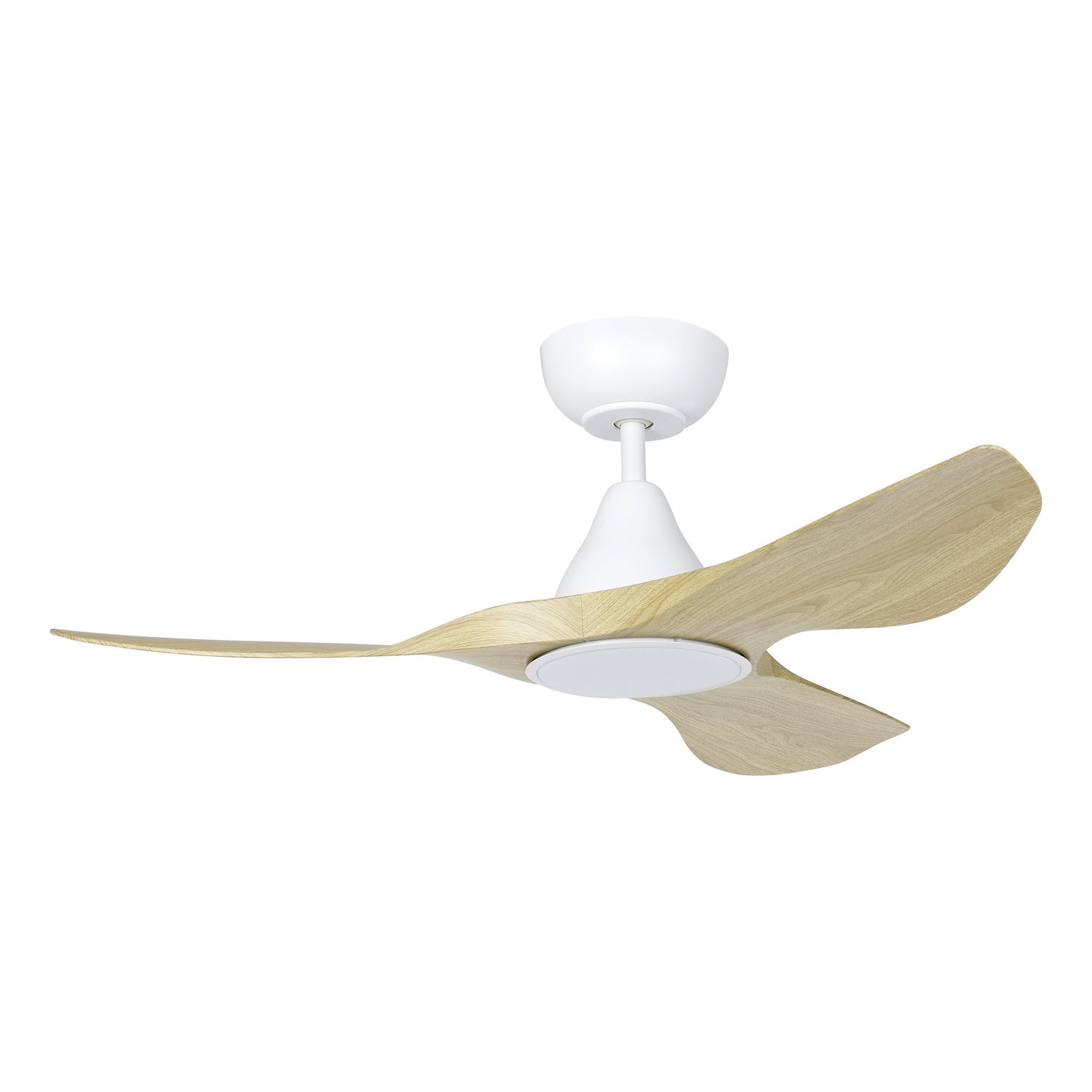Surf 40"/1020mm 3 Blade White and Oak with LED Light DC Motor ABS Ceiling Fan