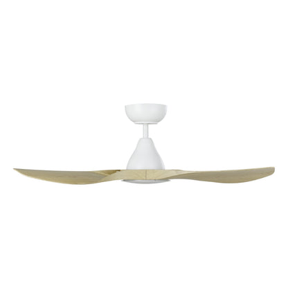 Surf 40"/1020mm 3 Blade White and Oak with LED Light DC Motor ABS Ceiling Fan