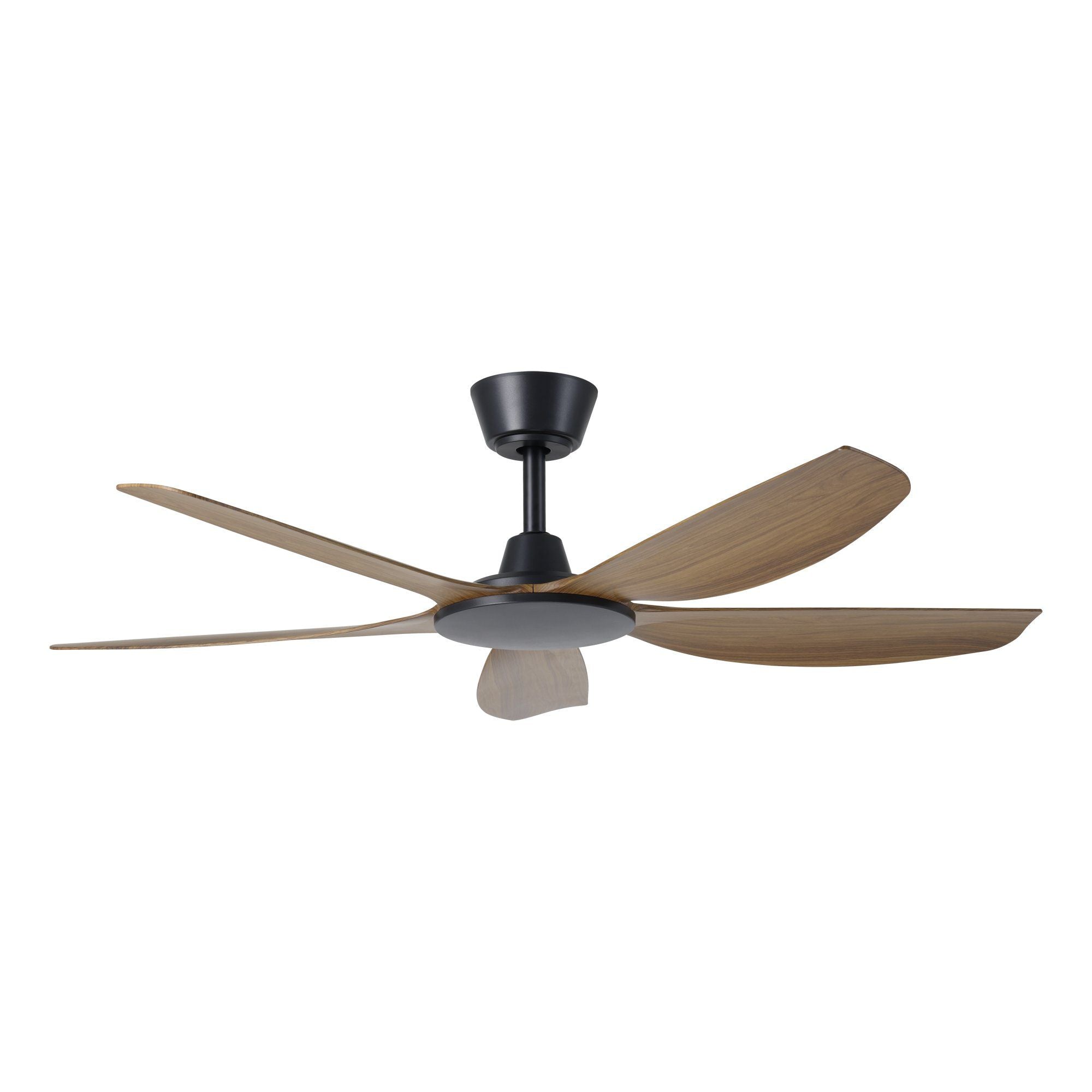 Miami 48"/1220mm 5 Blade Black with Teak DC Motor ABS Ceiling Fan