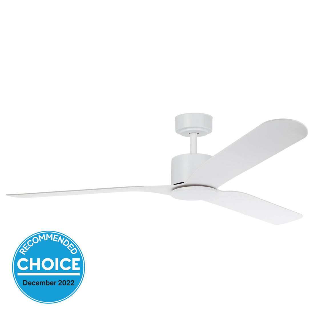Iluka 60&quot;/1520mm 3 Blade White DC Motor ABS Ceiling Fan