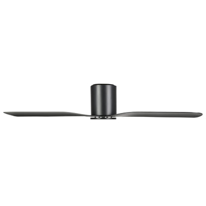 Iluka 52&quot;/1320mm Black DC Low Profile Flush Ceiling Fan