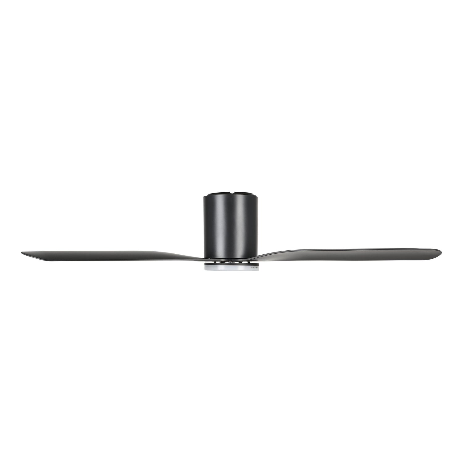 Iluka 52&quot;/1320mm Black with LED Light DC Low Profile Flush Ceiling Fan