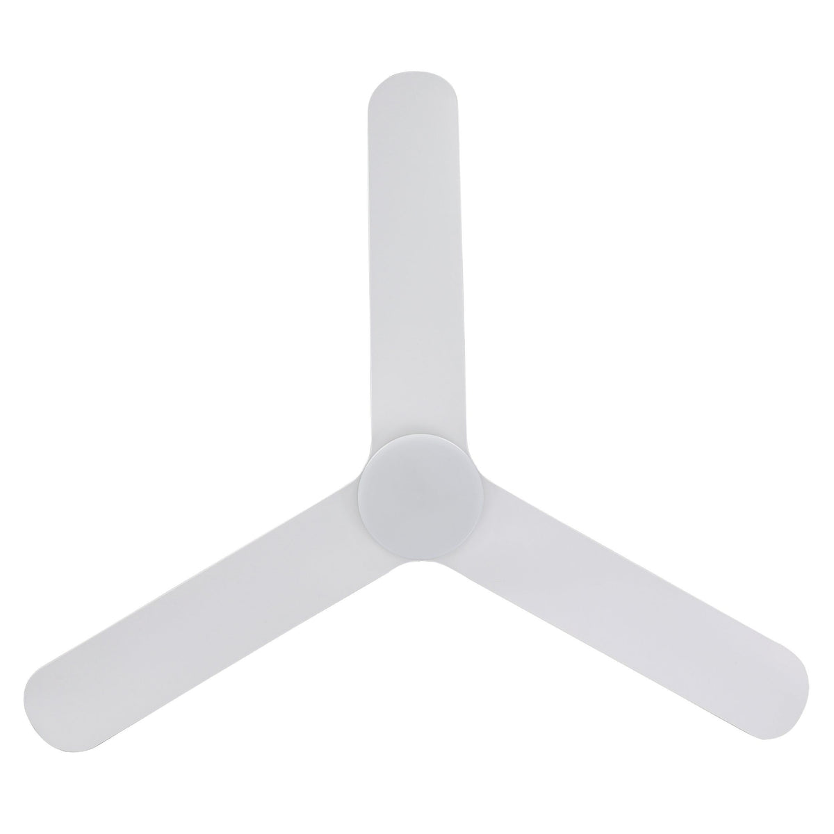 Iluka 52"/1320mm White with LED Light DC Low Profile Flush Ceiling Fan