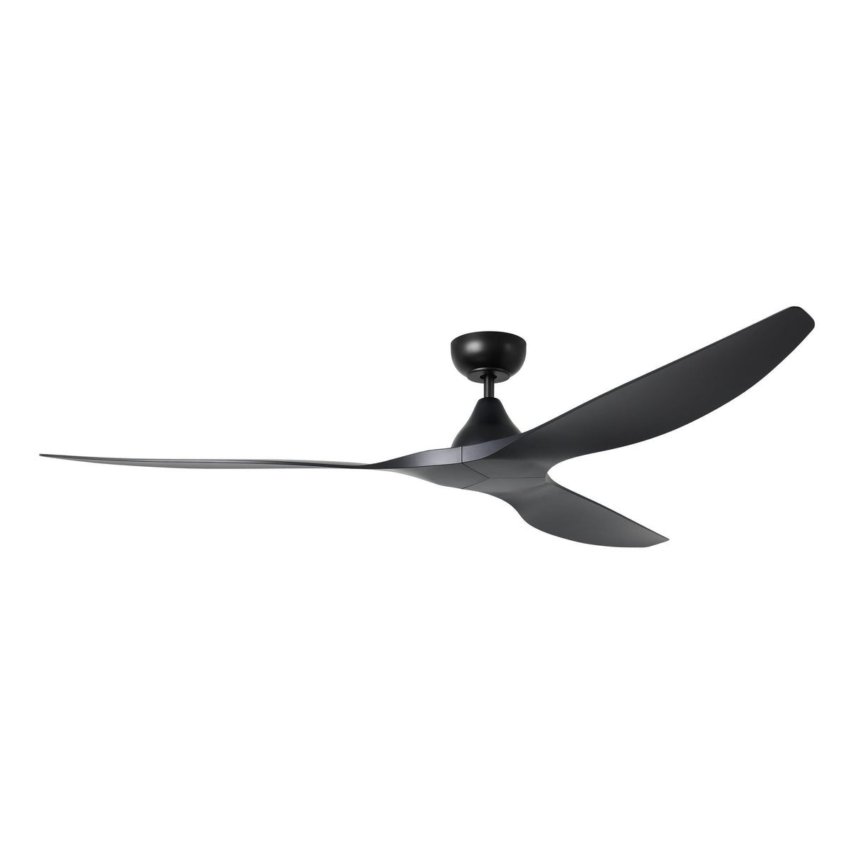 Surf 72"/1829mm 3 Blade Black DC Motor ABS Ceiling Fan