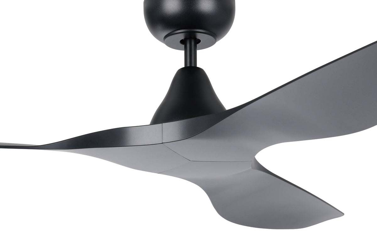 Surf 48"/1220mm 3 Blade Black DC Motor ABS Ceiling Fan