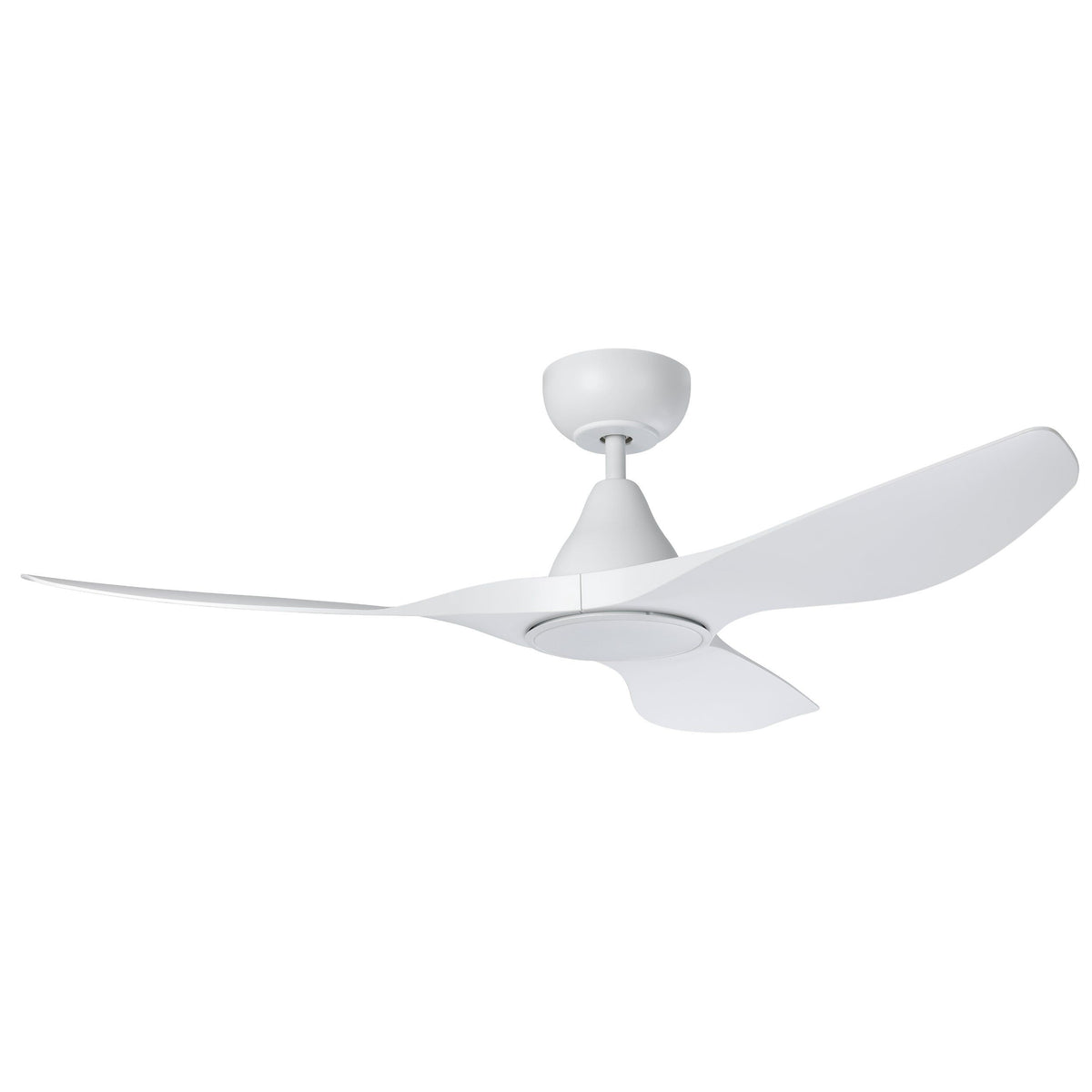 Surf 48"/1220mm 3 Blade White with LED Light DC Motor ABS Ceiling Fan