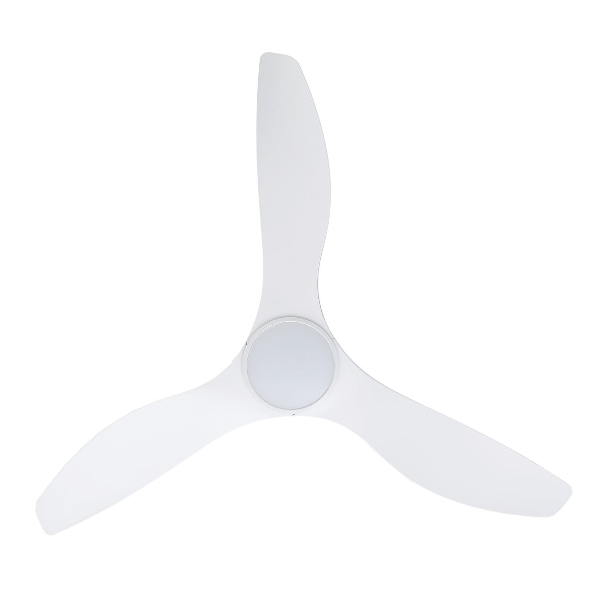 Surf 52"/1320mm 3 Blade White with LED Light DC Motor ABS Ceiling Fan