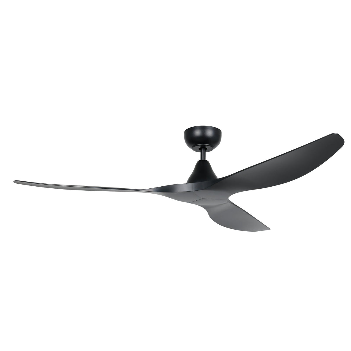 Surf 60"/1520mm 3 Blade Black DC Motor ABS Ceiling Fan