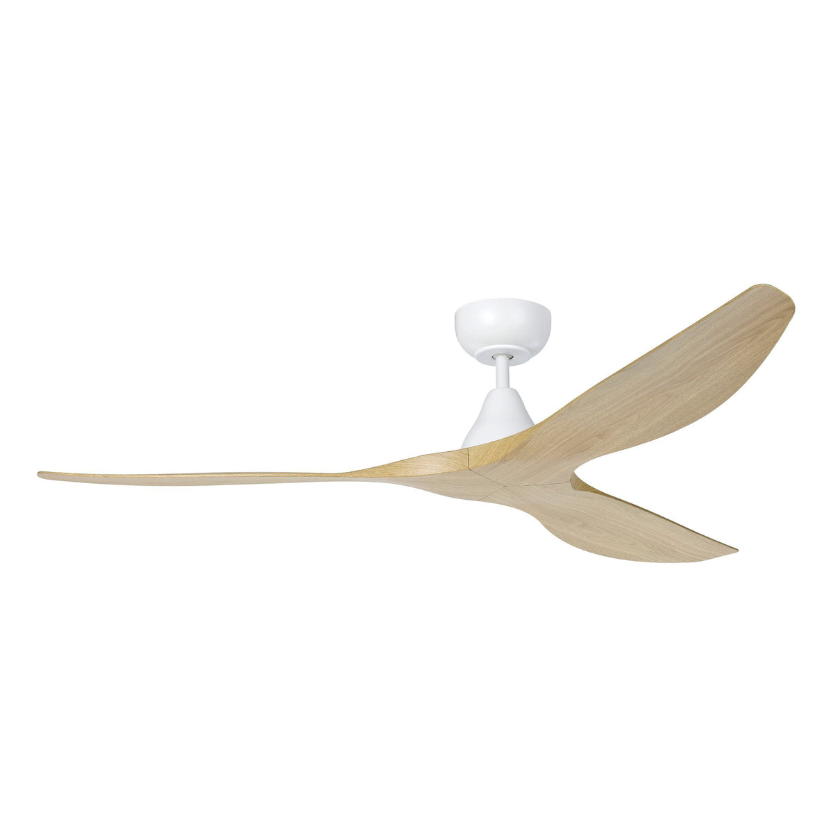 Surf 60"/1520mm 3 Blade White and Oak DC Motor ABS Ceiling Fan