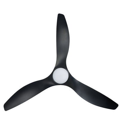 Surf 60&quot;/1520mm 3 Blade Black with LED Light DC Motor ABS Ceiling Fan