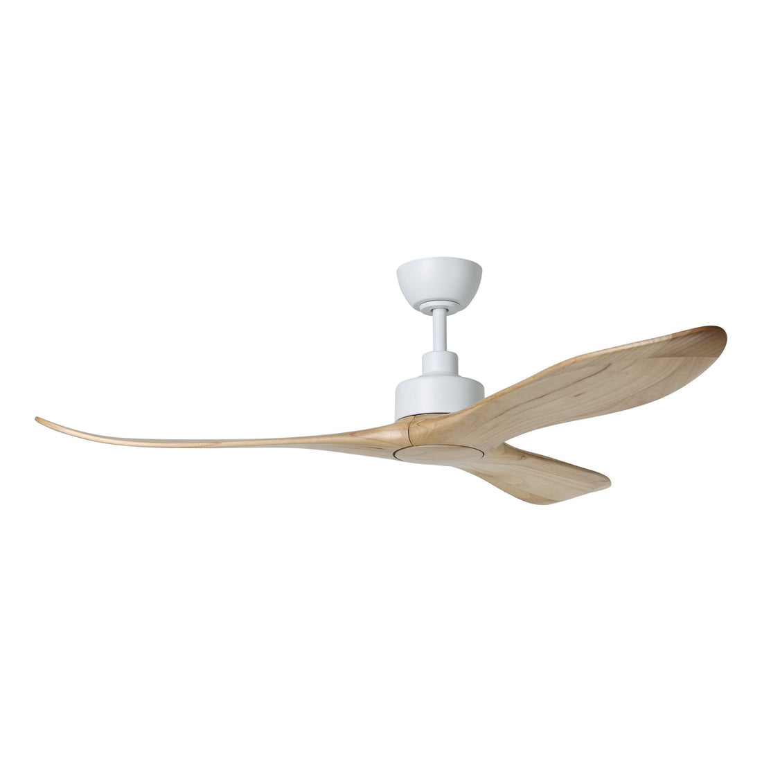 Currumbin White with Natural Timber 60&quot;/152cm DC Motor Ceiling Fan