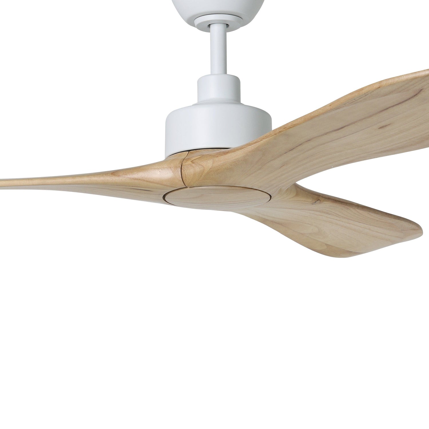 Currumbin White with Natural Timber 60&quot;/152cm DC Motor Ceiling Fan