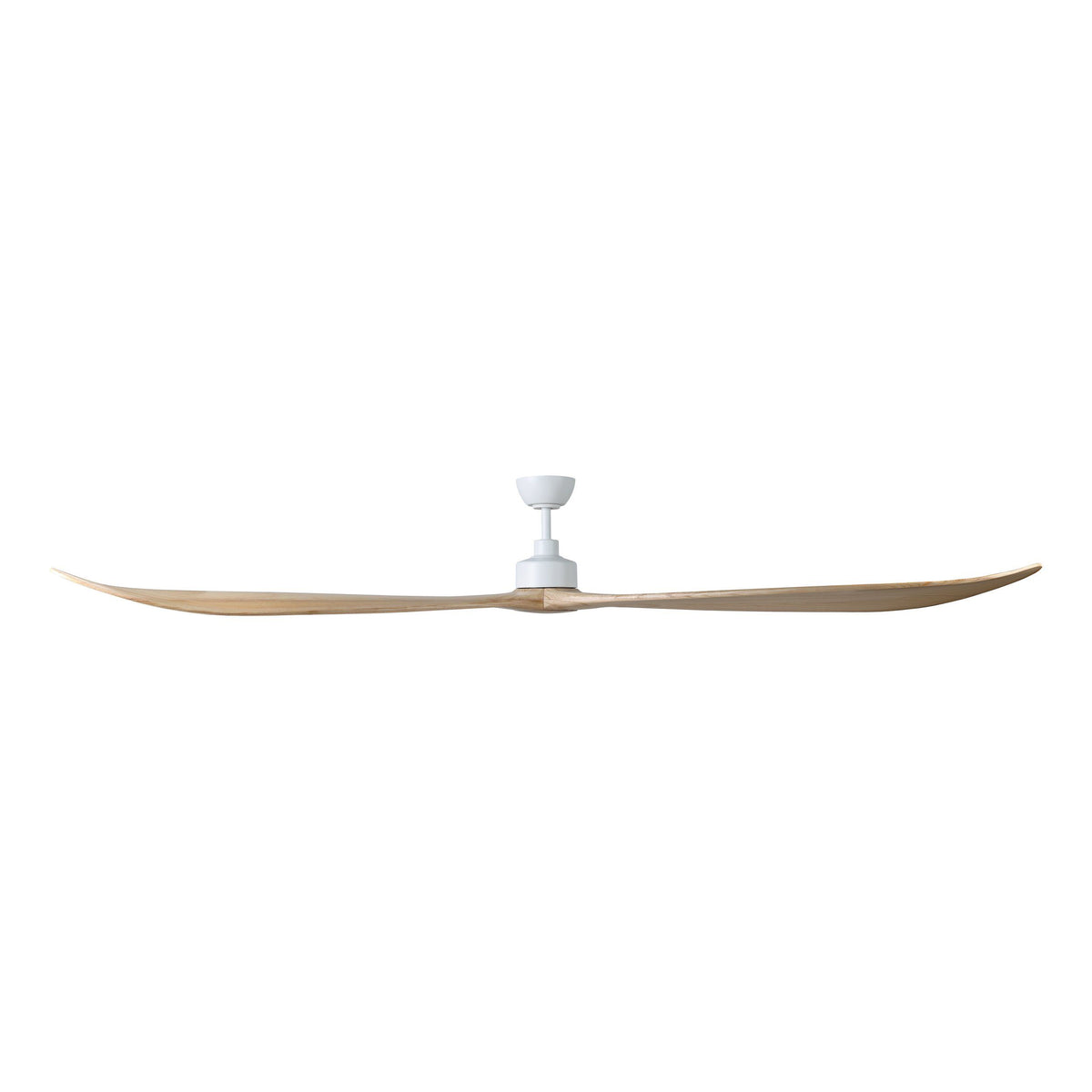Currumbin White with Natural Timber 100"/254cm DC Motor Ceiling Fan