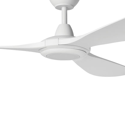 Kurrawa 72&quot;/183cm White with LED Light IP55 DC Motor Ceiling Fan