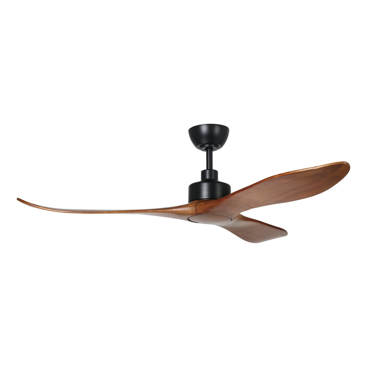 Currumbin Black with Merbau Timber 60&quot;/152cm DC Motor Ceiling Fan